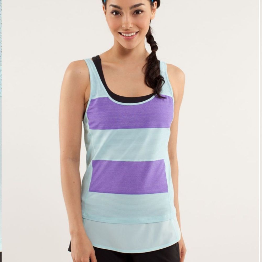 Lululemon Run Mod Moves Singlet Size 4 - image 1